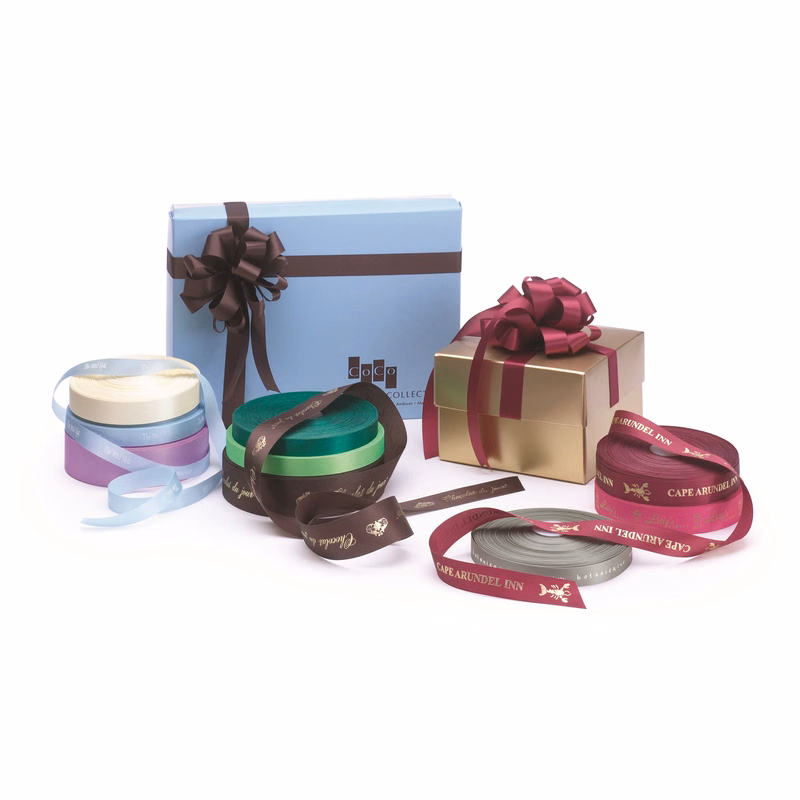 Custom Printed Dyna Satin Ribbon - Hot Stamped