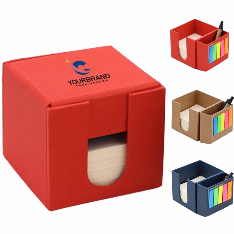 Foldable Multifunctional Notepad Pen Holder Set
