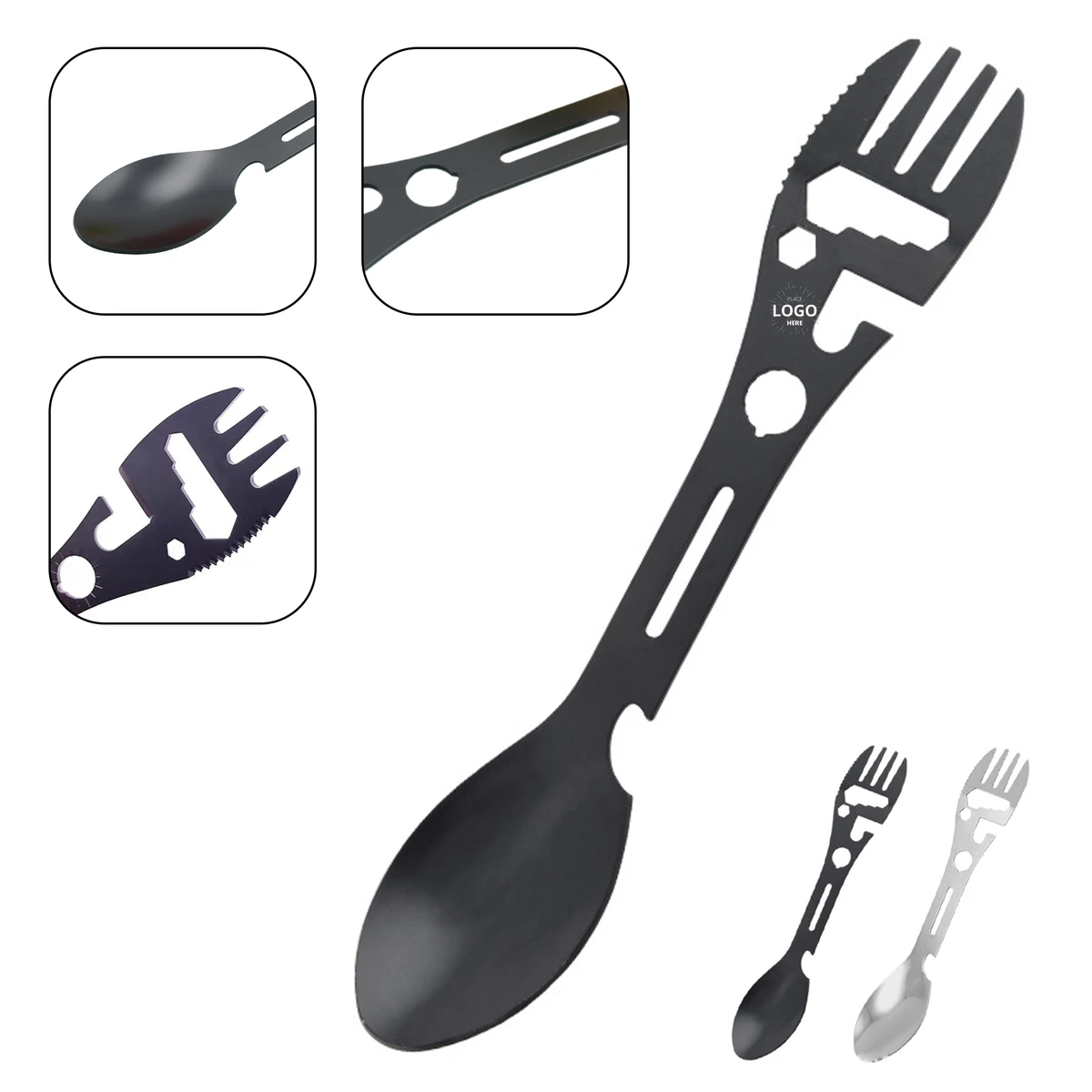 10-In-1 Multi-Tool Outdoor Spork Fork Set 1