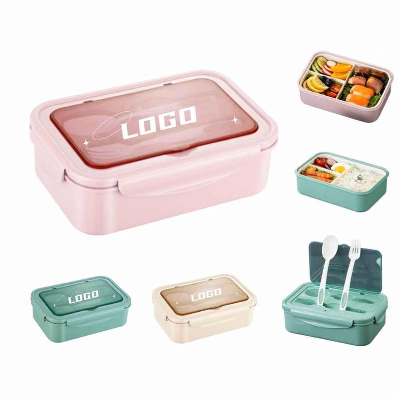 Heatable Bento Lunch Box Single Layer With Cutlery Set