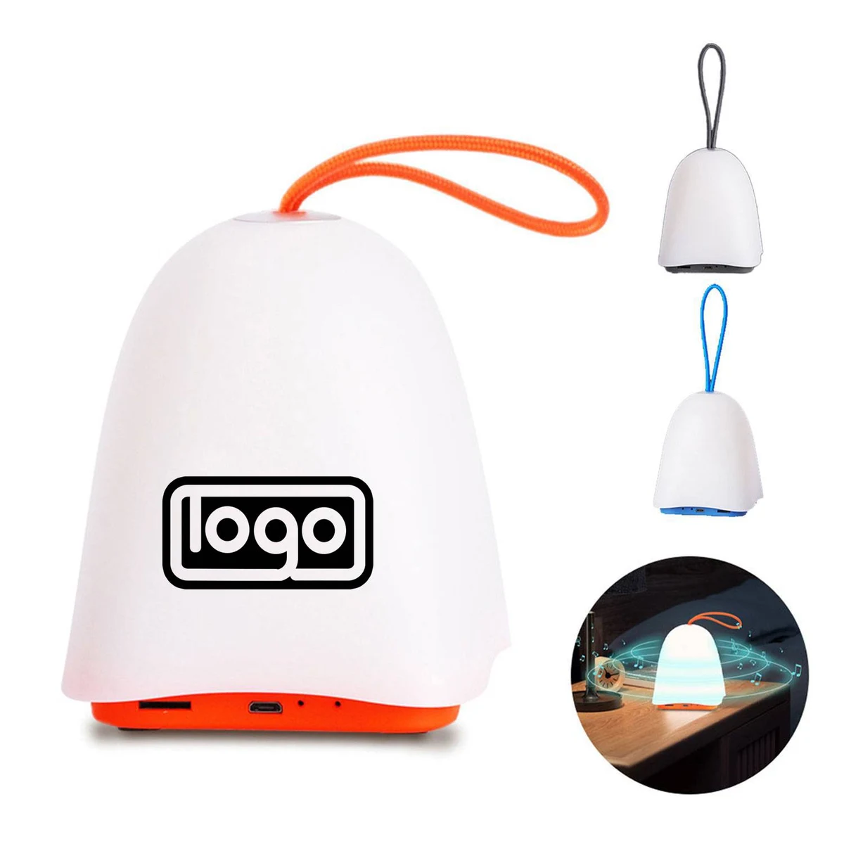 Portable LED Night Light Bluetooth Speaker 1