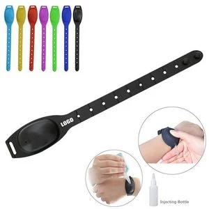 Adjustable Silicone Hand Sanitizer Bracelet Dispenser 1