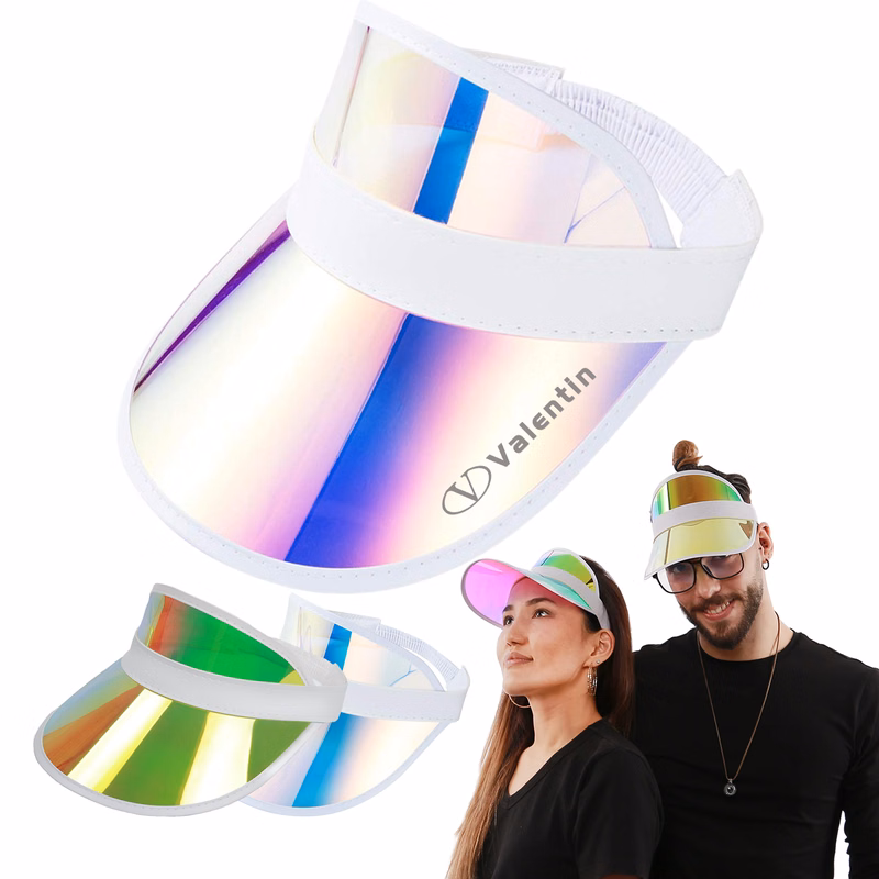 Clear Colorful Pvc Sun Hat