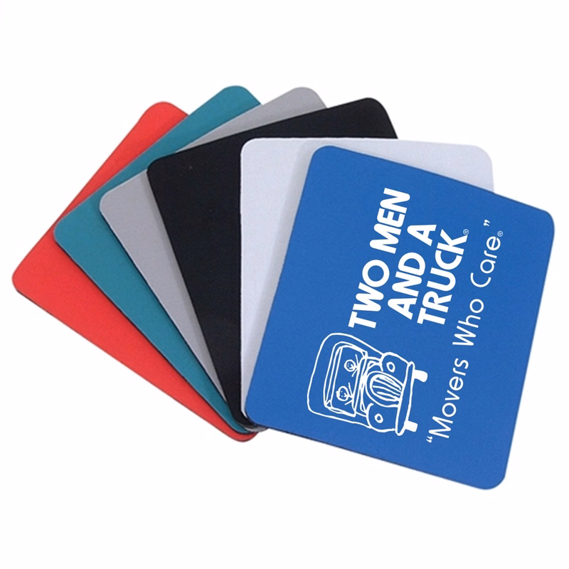 Soft Surface Mouse Pad w/ Rubber Base (9-1/8"x7-3/4"x1/8")