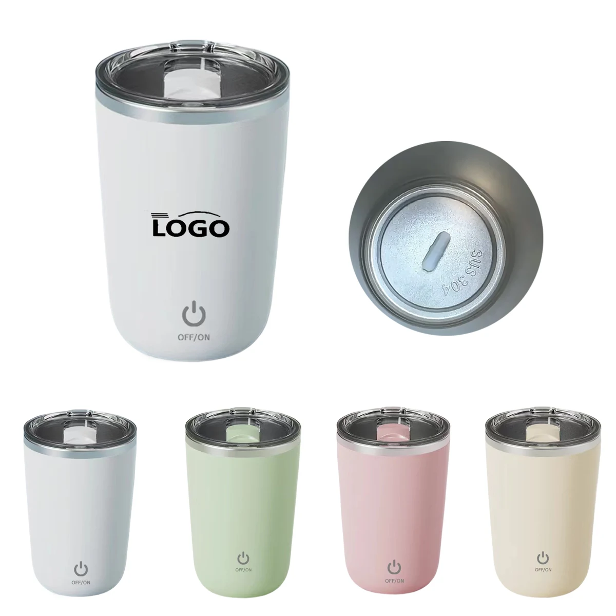 Electric Stirring Magnetic Travel Mug 1