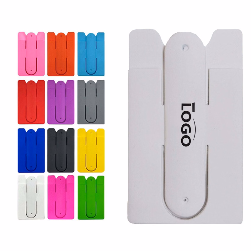 Phone Back Silicone Card Stand MOQ 50