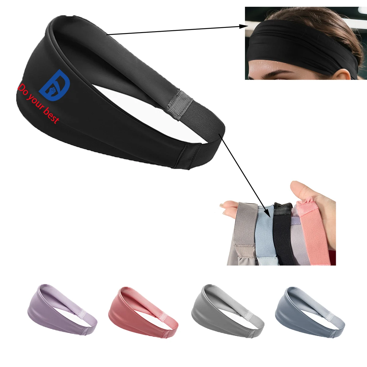Breathable Headband for Sports 1