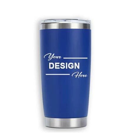 Drinkware: 20 OZ Tumbler (Navy Blue) with Lasered 1