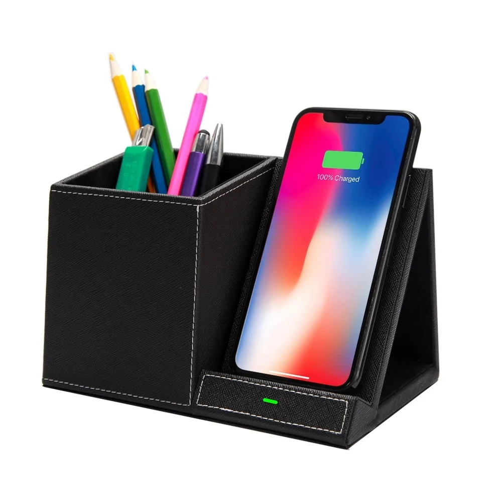 Pen Holder with Wireless Charger 1