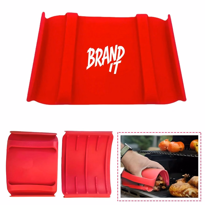 Silicone Kitchen Gloves Cutting Aid Clip