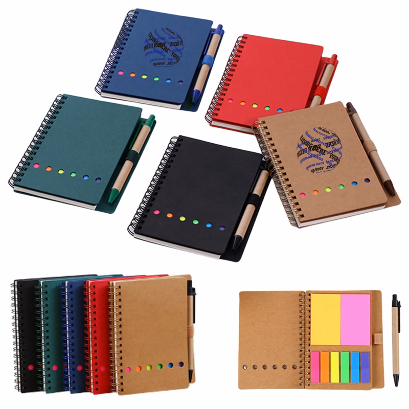 Full Color Spiral Notepad with Pen