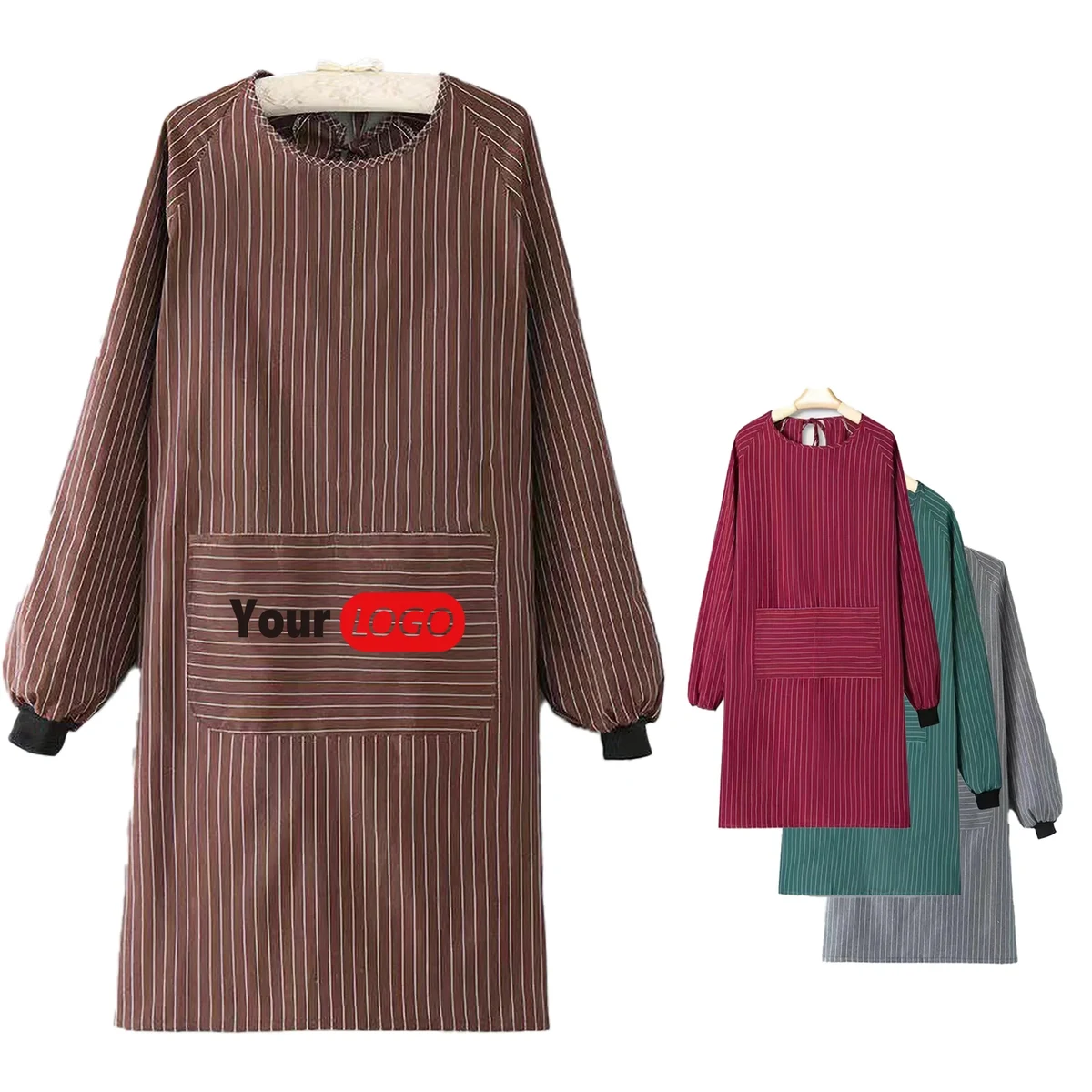 Sleeve Breathable Apron All-Size Fit Tool Pocket 1