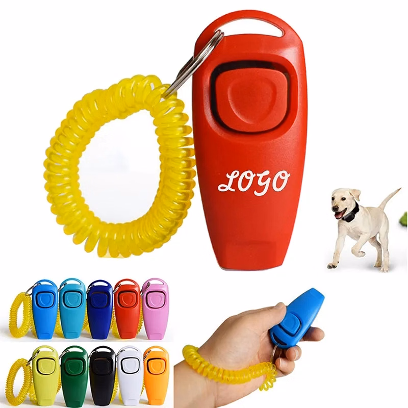 Pet Dog Training Clicker Portable With Wrist Strap