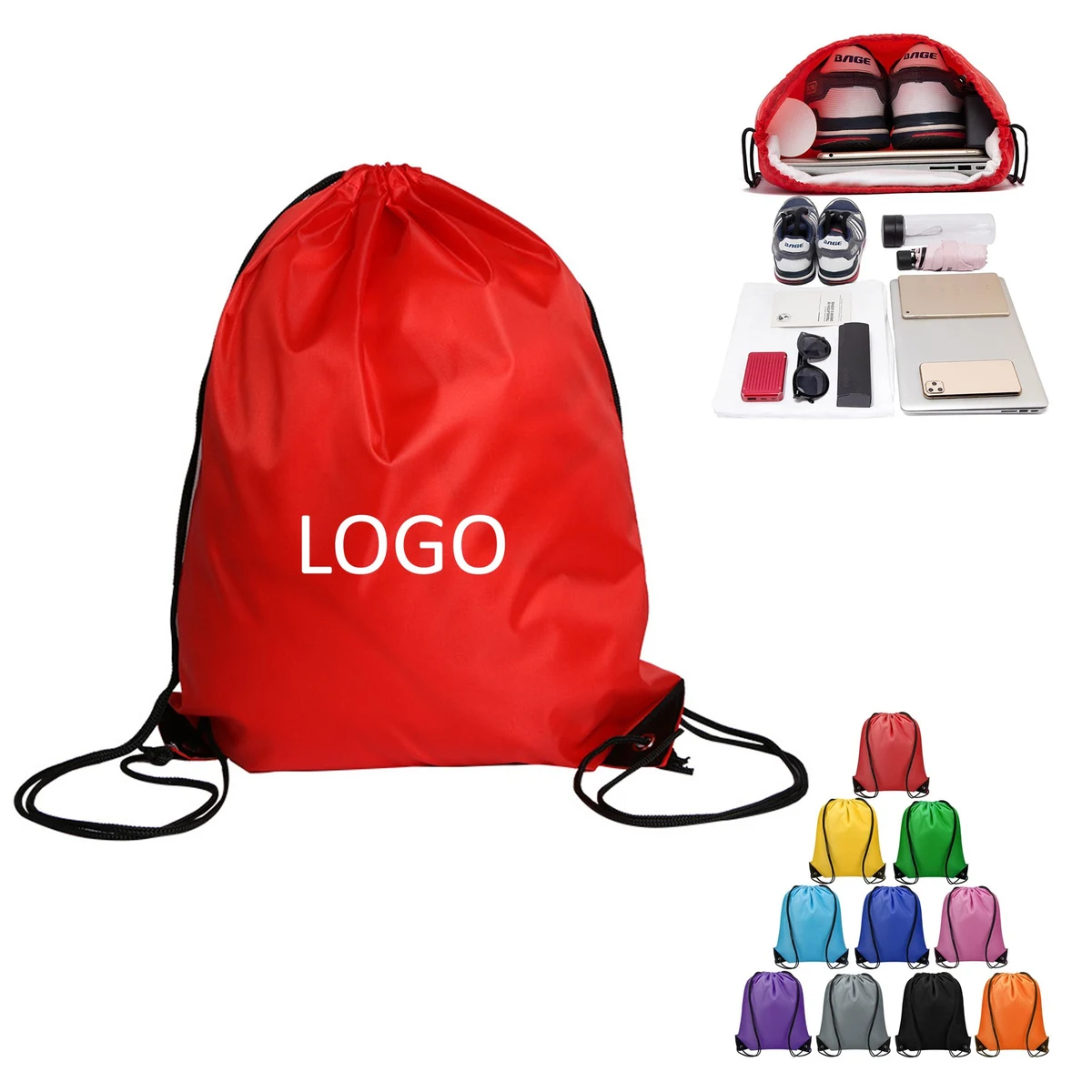 Polyester Drawstring Bag Sports Pack 1