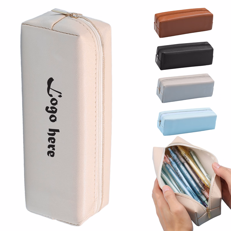 PU Portable Pencil Case MOQ 50