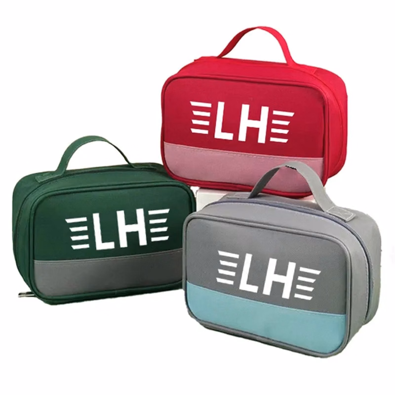 First Aid Bag - Travel Medicine Bag Case Organizer with Handle
