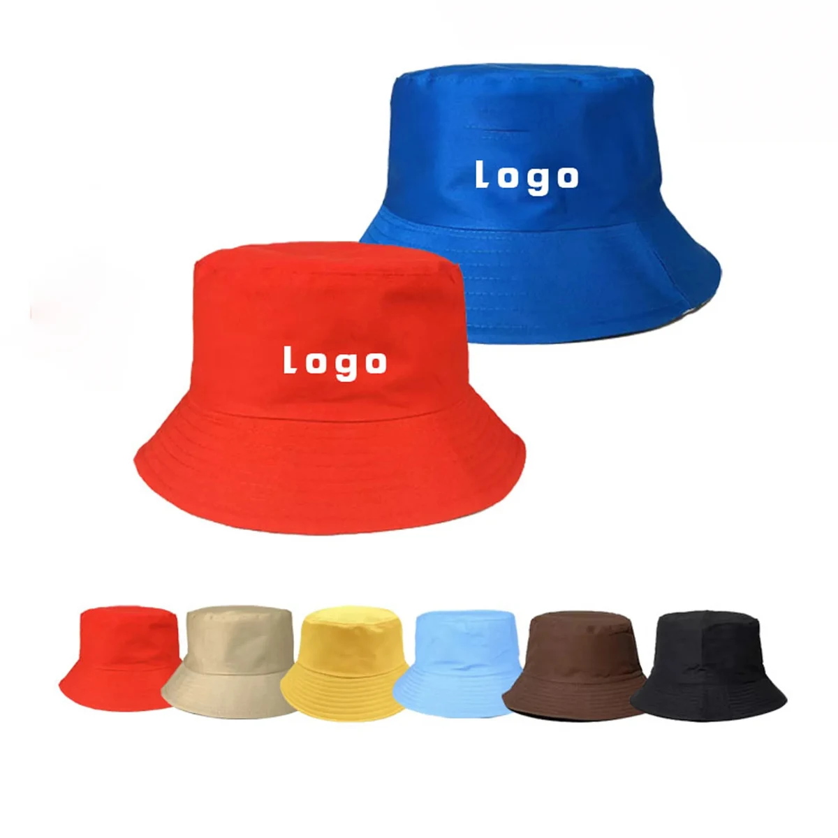 MOQ 25pcs Wide Brimmed Cotton Outdoor Bucket Hat 1