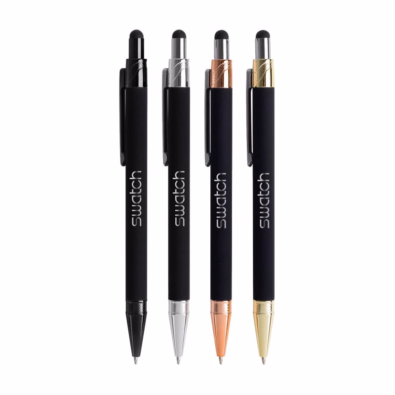 Union Printed - Sleek Stylus Click Metal Pen