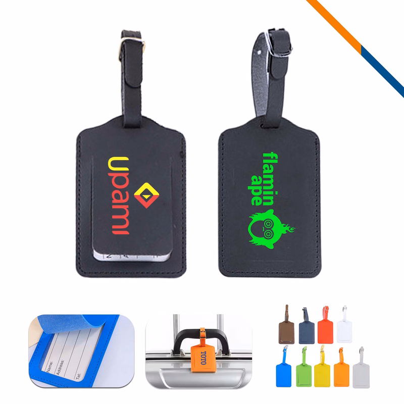Zorvyn PU Leather Luggage Tag