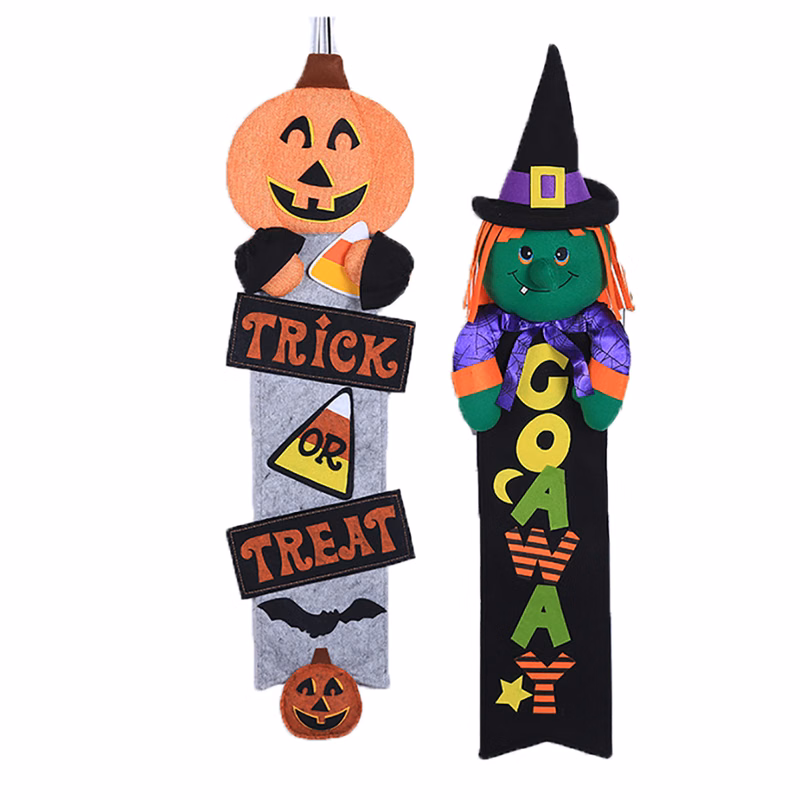 Halloween Vertical Banner Felt Wall Decoration