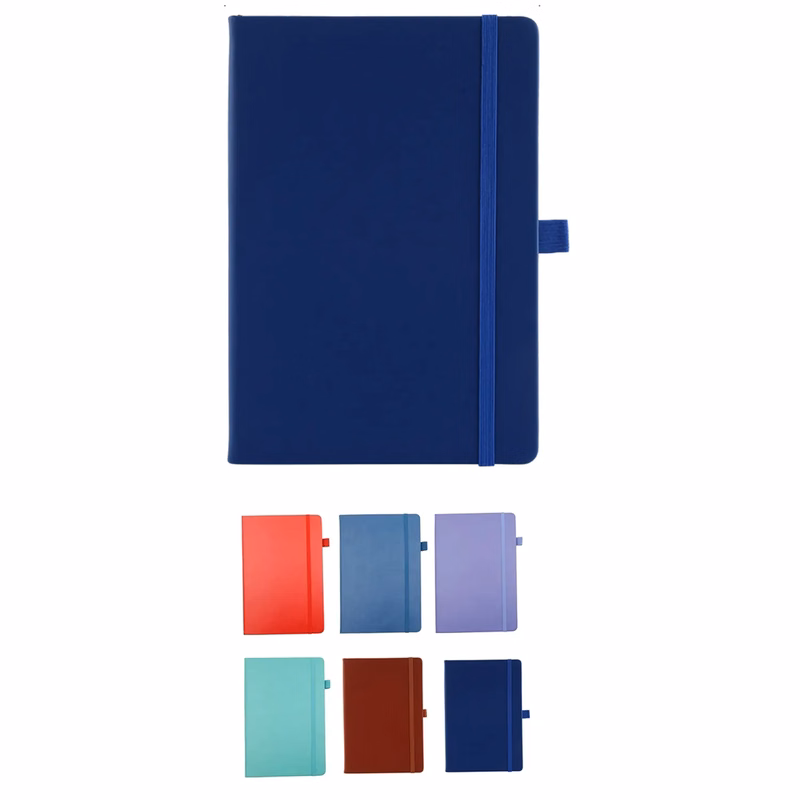 PU Lined Journal Notebooks With Pen Loop