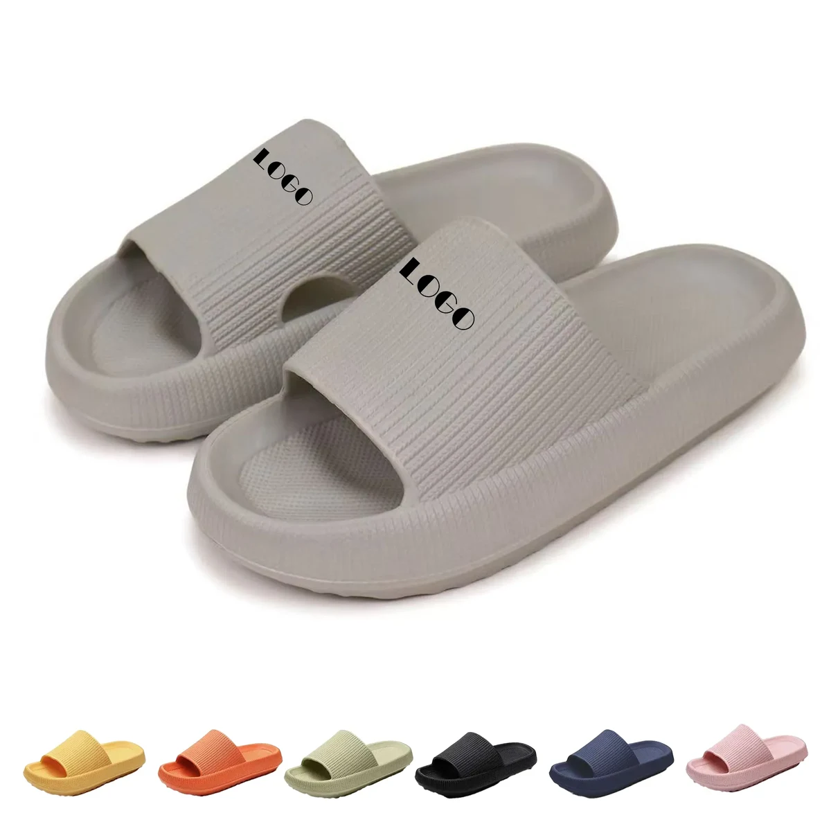 Thick-Soled Slide Sandals 1