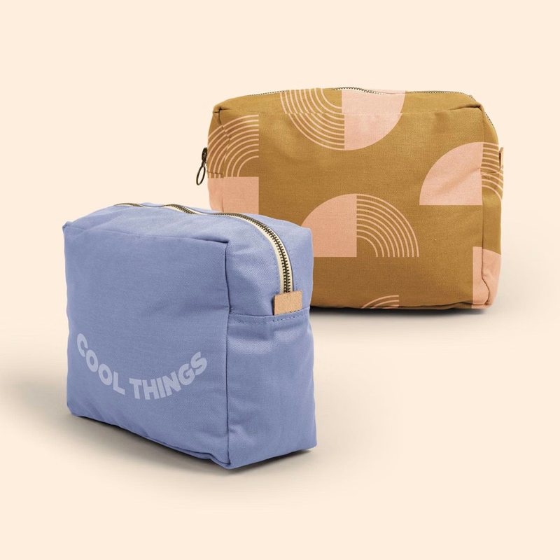 BUSIER BEE - COLORED CANVAS WITH LEATHER TAB