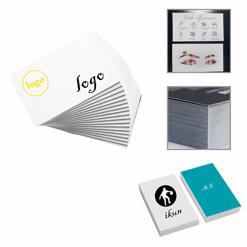 MOQ200 Glossy Foil Stamped Business Cards