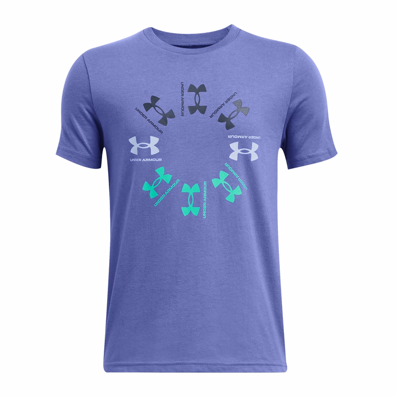 Boys' UA Radial Logo Short Sleeve 
