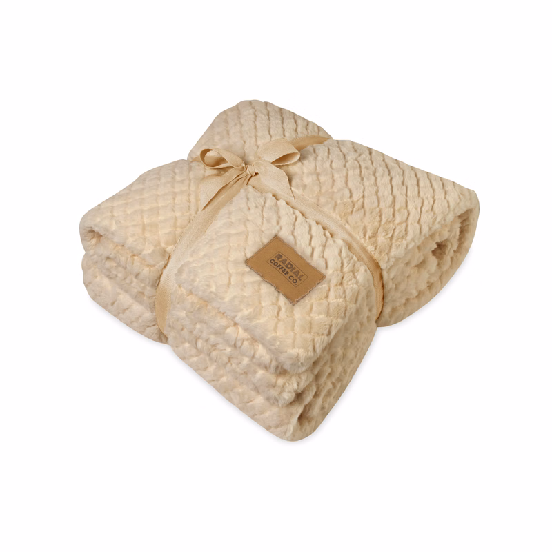 Luxe Nordic Recycled Polyester Throw Blanket