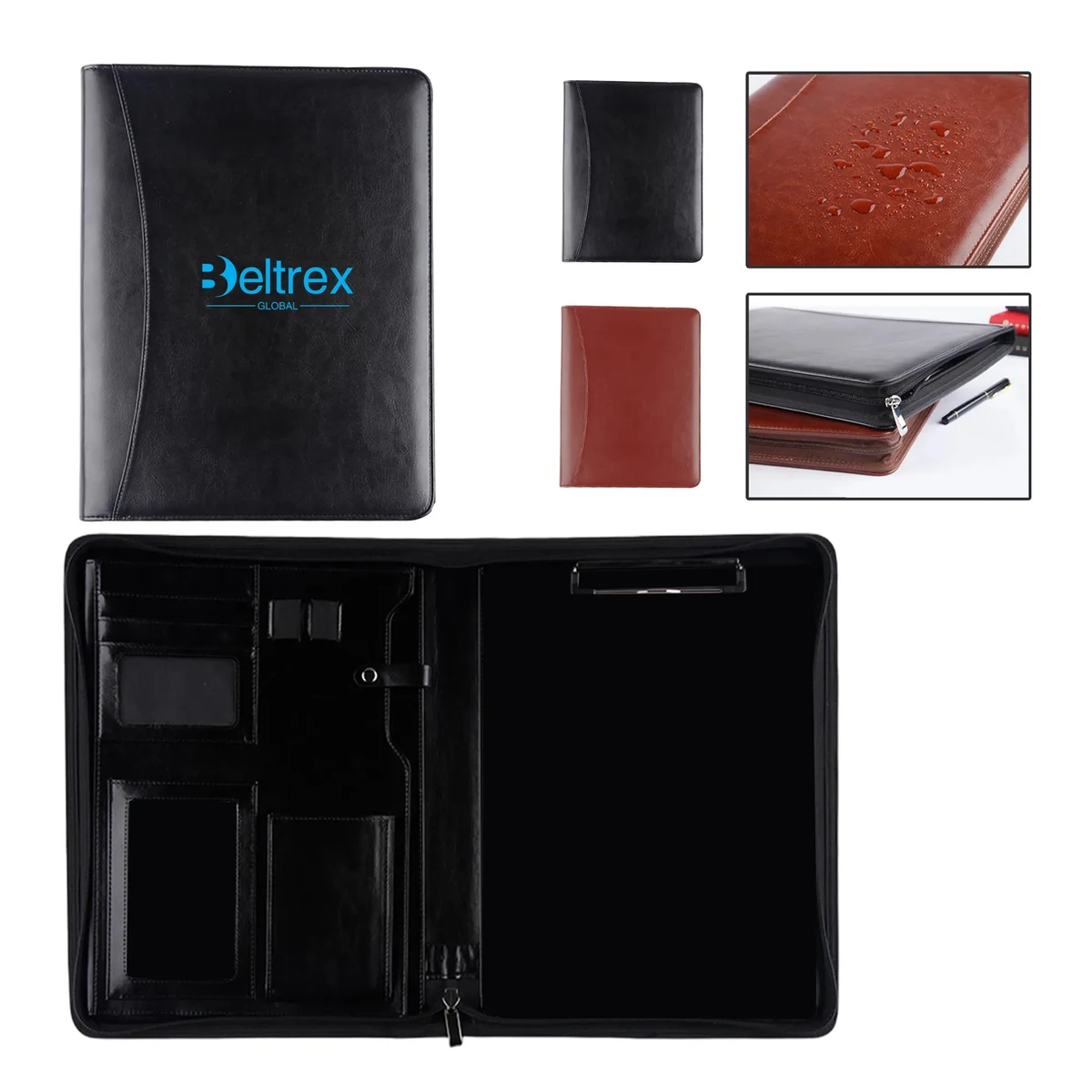 A4 Leather Manager Folder with Multi Compartments 1