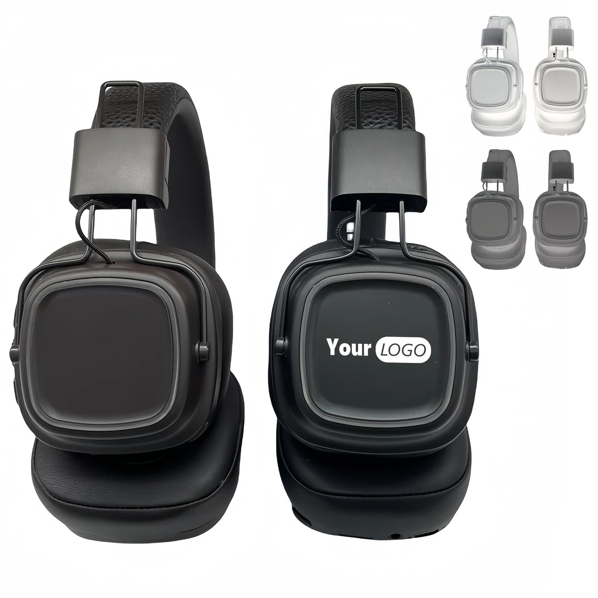 Pu Foldable Head Mounted Ear Protection Earphones 1