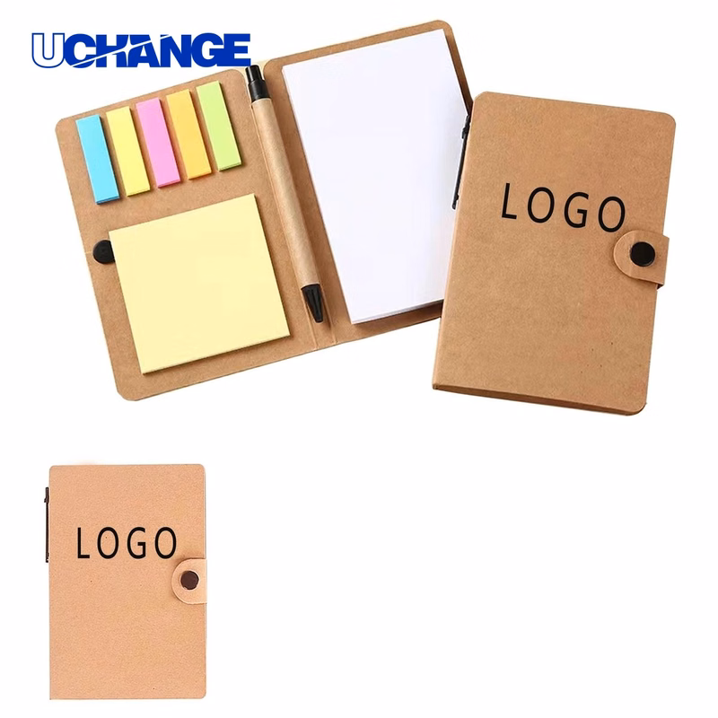 Custom Sticky Note Journal with Pen