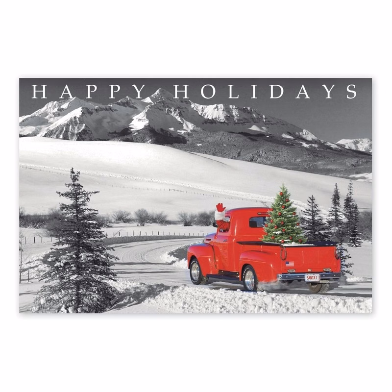 Classic Claus Holiday Postcards