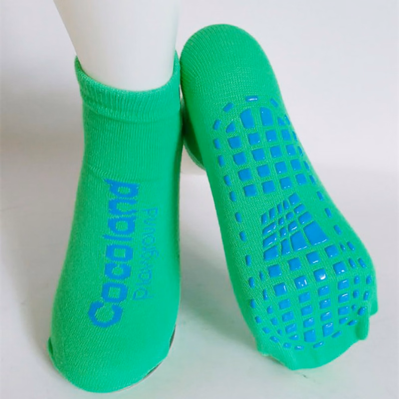 Youth Soft Non Slip Trampoline Socks / Yoga Socks