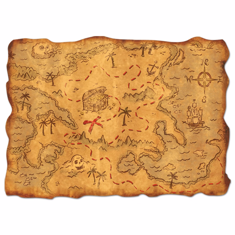Plastic Treasure Map