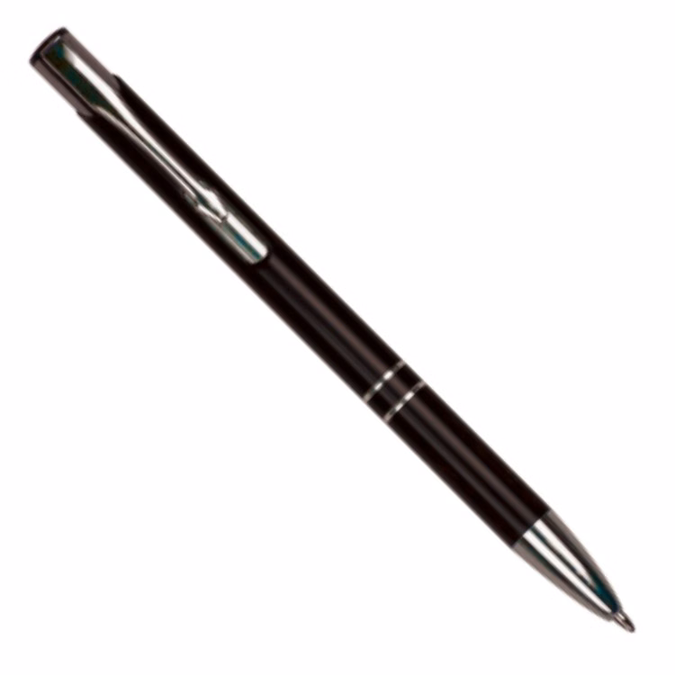 Laser Engraved Black Ball Point Pen
