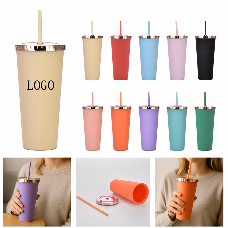 Double Straw Tumbler