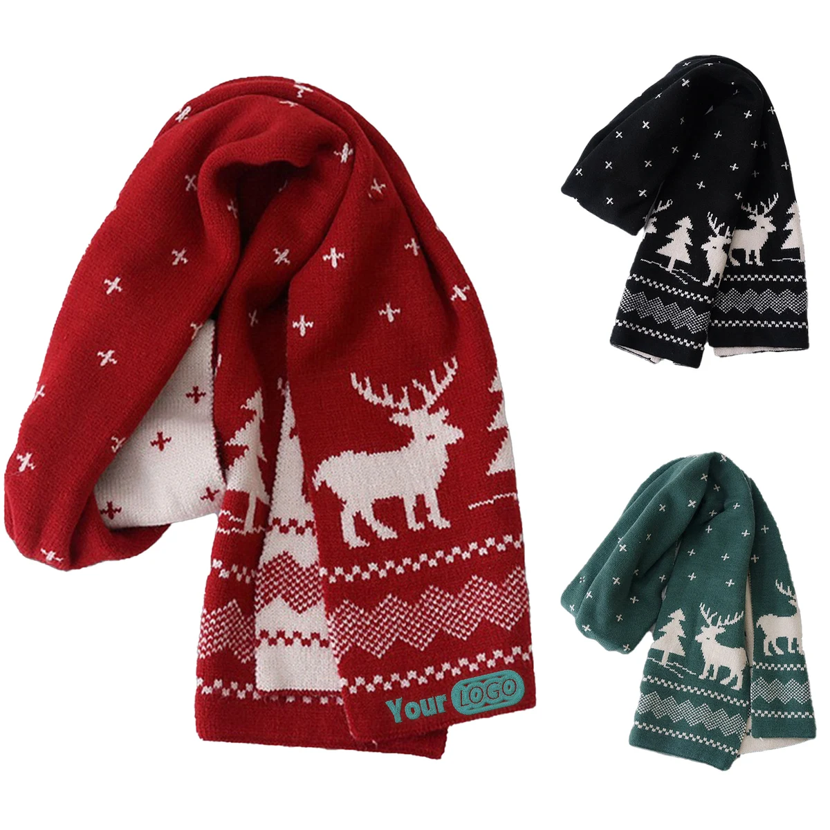 Christmas Winter Creative Gift Scarf 1