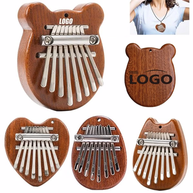 Mini Thumb Piano with Lanyard MOQ 10
