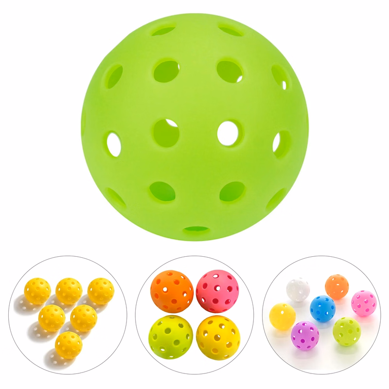 40 Hole Outdoor Colorful Pickleball