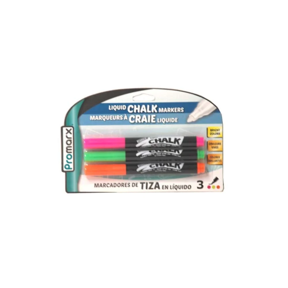 Liquid Chalk Marker - Assorted 3 Pack 1