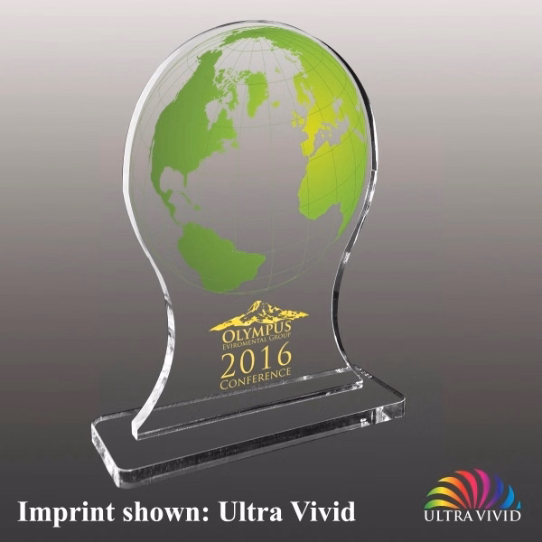 Stock Shaped Acrylic Award - Ultra Vivid Color