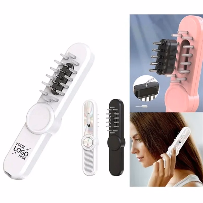 2 in 1 Electric Hair Oil Applicator Scalp Massager Comb