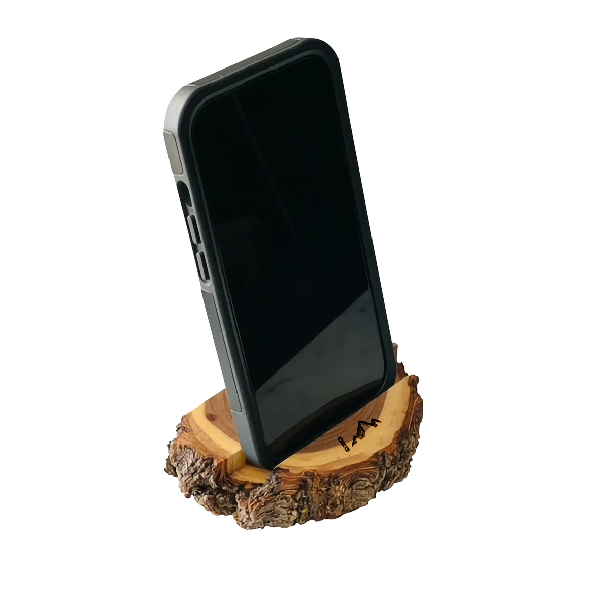 Elm Wood Phone Stand 1
