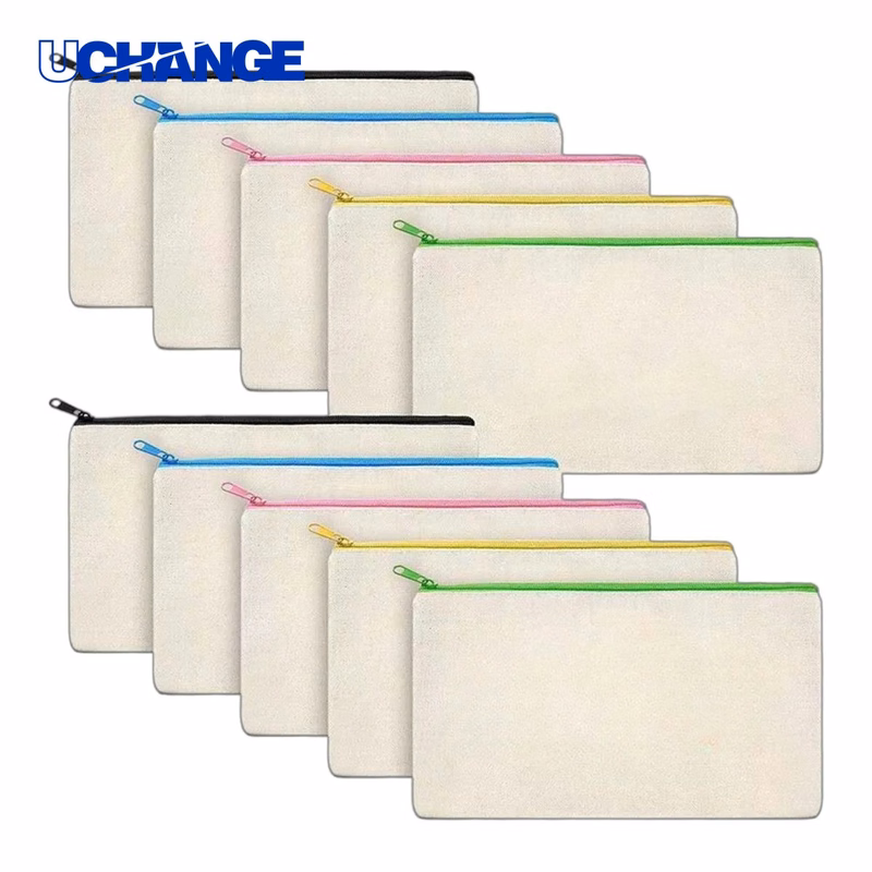 Canvas Pencil Bag Organizer Pouch