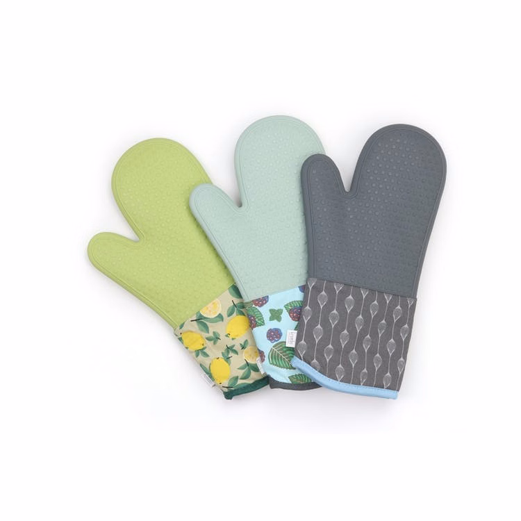 Silicone Oven Mitts - 3 Styles