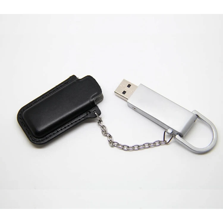 Leather Keyring USB Flash Drive 1