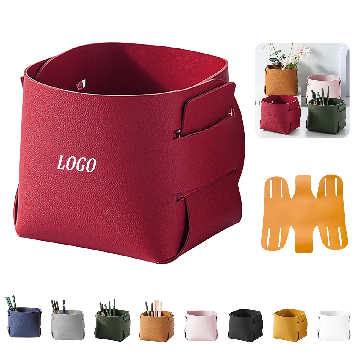 PU Leather Desktop Organizer 1