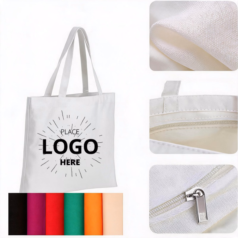 Durable Canvas Tote Bag with Personalized Print